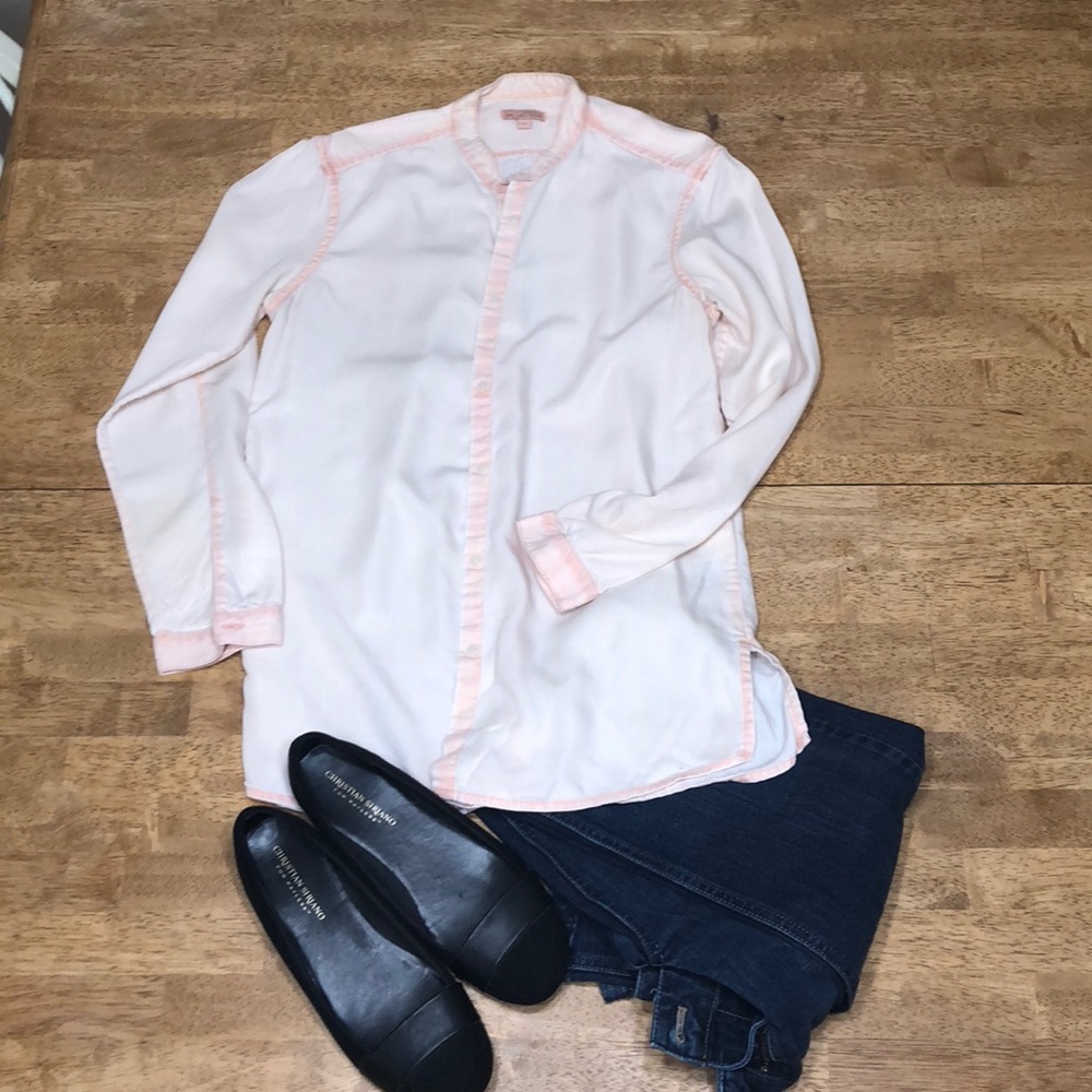 Light pink jean shirt